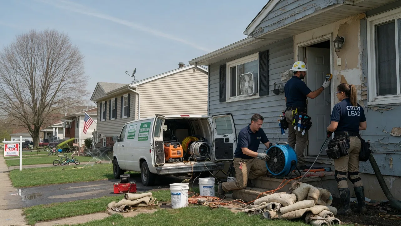 Flood Cleanup in Dexter City, OH near me