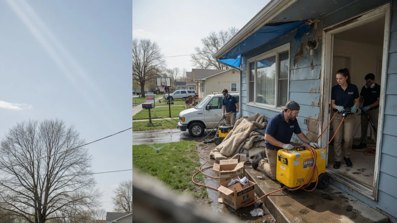 Basement Flood Cleanup in Dexter City, OH near me